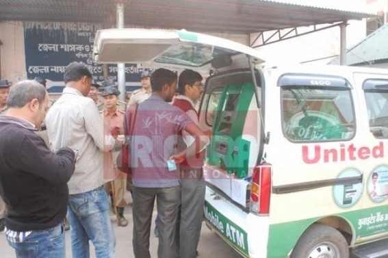 ATM van service going in full wave at Agartala 